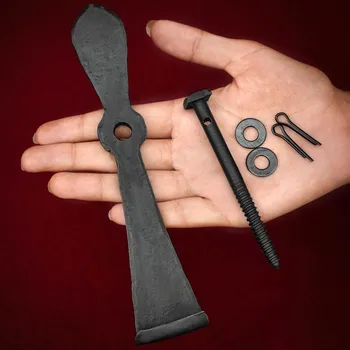 Karnevalový kostým Výprodej Kované držáky okenic Krysí ocas, 17,7 cm (sada 2 ks) - Outlet