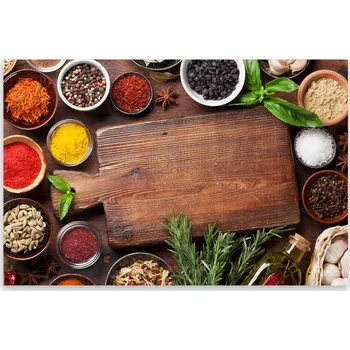 Obraz Skleněná Ochranná Deska a Krájecí Prkénko | Indukce, Sporák ds-0564