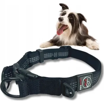 Obojek pro psa Materiálový obojek pro psa s reflexními prvky Lalazoo, velikost L