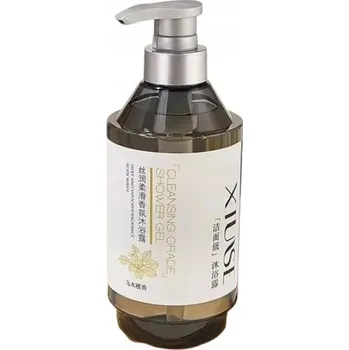 Koupelová kosmetika SPRCHOVÝ GEL ČISTÍCÍ S HEDVÁBÍM VŮNĚ SANTALOVÉ DŘEVO A EBEN