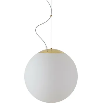 OSMONT ADR62158 ADRIA L3 HP závěsné skleněné svítidlo mosaz leštěná / bílá IP40 3000 K 52W LED
