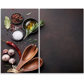 Kuchyňské prkénko Skleněná Ochranná Deska a Krájecí Prkénko | Indukce, Sporák ds-0061