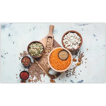 Kuchyňské prkénko Skleněná Ochranná Deska a Krájecí Prkénko | Indukce, Sporák ds-0187