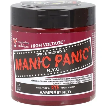 Barva na vlasy Semi-Permanentní Barva Manic Panic Panic High Červená Veganská (237 ml)