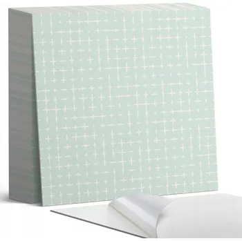Dlažba Nástěnné PVC dlaždice Samolepící Geometrie linií a křížů 20 ks 20x20 cm