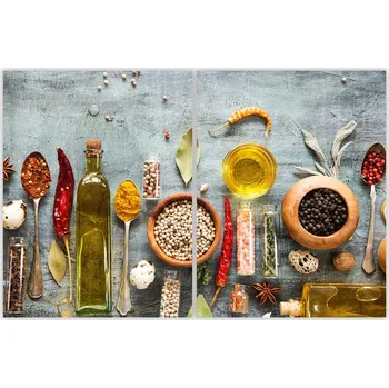 Kuchyňské prkénko Skleněná Ochranná Deska a Krájecí Prkénko | Indukce, Sporák ds-0153