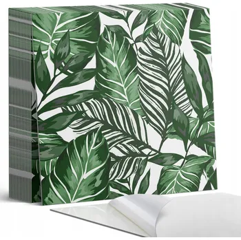 Obraz Sada vinylových dlaždic z PVC Tropické listy, vzor 20 ks, 20x20 cm