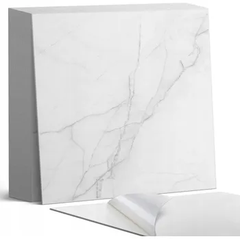 Dlažba Nástěnné PVC samolepicí dlaždice Elegantní mramorový vzor 20 ks 20x20 cm
