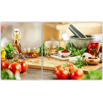 Kuchyňské prkénko Skleněná Ochranná Deska a Krájecí Prkénko | Indukce, Sporák ds-0543