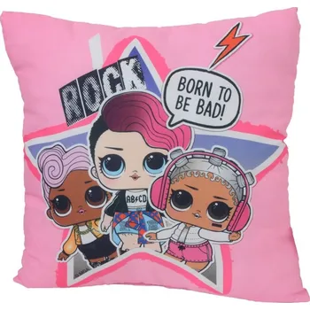 Růžový dětský polštář L.O.L - 35 x 35 cm Velikost: ONE SIZE
