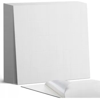 Dlažba Samolepicí vinylové dlaždice světlé, obdélníkové, 20 ks, 20x20 cm