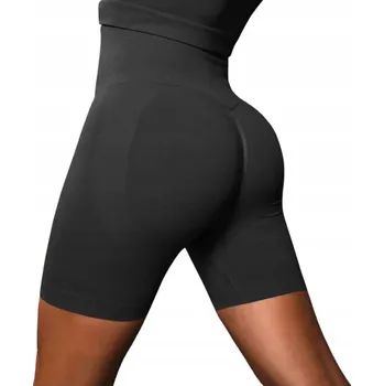 Dámské legíny Dámské cyklistické šortky legíny krátké push up hladké modelující na cvičení L