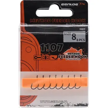 Rybářský háček Zemní Háčky s protihrotem Genlog 1107 Maruseigo Ring Mat 8 ks