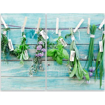 Kuchyňské prkénko Skleněná Ochranná Deska a Krájecí Prkénko | Indukce, Sporák ds-0354