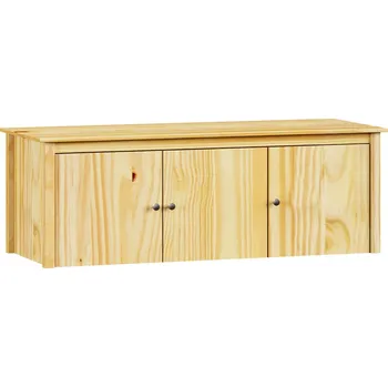 Šatní skříň IdeaNabytek Nástavec 3dveřový TORINO lak, kovové úchytky