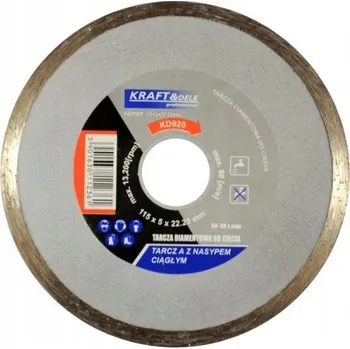 Řezný kotouč DIAMANTOVÝ KOTOUČ NA ŘEZÁNÍ BETONU 115 MM NASYPTE TĚŽKÉ MATERIÁLY BUD
