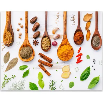 Kuchyňské prkénko Skleněná Ochranná Deska a Krájecí Prkénko | Indukce, Sporák ds-0435