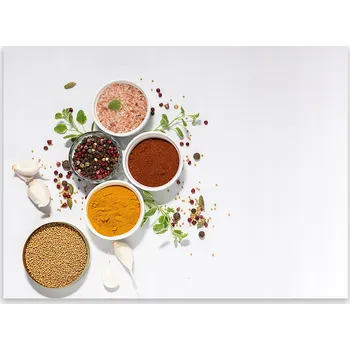 Kuchyňské prkénko Skleněná Ochranná Deska a Krájecí Prkénko | Indukce, Sporák ds-0141