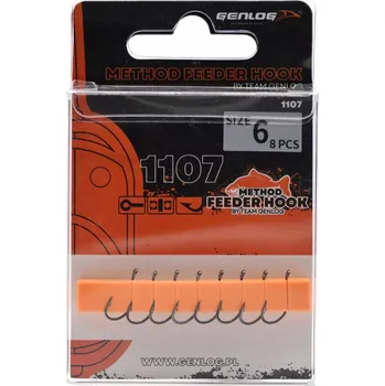 Rybářský háček Zemní Háčky s protihrotem Genlog 1107 Maruseigo Ring Mat 8 ks