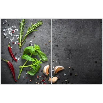 Kuchyňské prkénko Skleněná Ochranná Deska a Krájecí Prkénko | Indukce, Sporák ds-0066