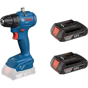 Bezuhlíková aku vrtačka bez příklepu Bosch ISR 18V-30 P Professional - 2x aku 18V/2.0Ah, 30Nm, 0.8kg (06019M7021)