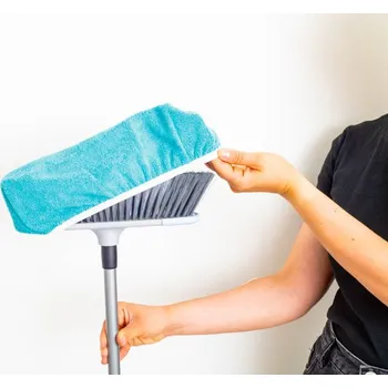 Návlek z mikrovlákna na kartáč | Mop na podlahu pro suché i mokré čištění 2v1