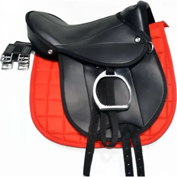 Sedlo na kolo Všestranné sedlo na poníka, černé