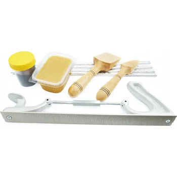 Sada na cínování Hebel Vosk Cín Pasta, Špachtle 2ks, Rašple PŮLKRUHOVÁ přesná