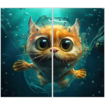 Kuchyňské prkénko Skleněná Ochranná Deska a Krájecí Prkénko | Indukce, Sporák ds-0305