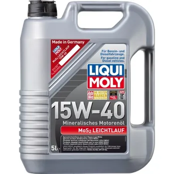 Motorový olej Motorový olej LIQUI MOLY MoS2 Leichtlauf 15W-40 5L
