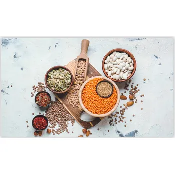 Obraz Skleněná Ochranná Deska a Krájecí Prkénko | Indukce, Sporák ds-0187