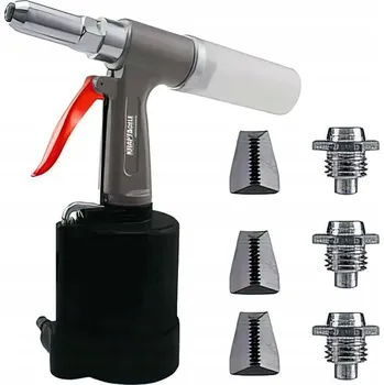 Nýtovací pistole PNEUMATICKÁ NÝTOVAČKA PISTOLE PRO NÝTOVÁNÍ NÝTŮ 54 L/MIN DÍLNA