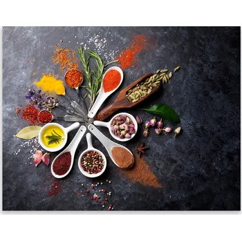 Obraz Skleněná Ochranná Deska a Krájecí Prkénko | Indukce, Sporák ds-0404