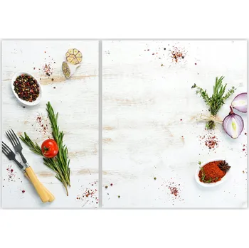 Kuchyňské prkénko Skleněná Ochranná Deska a Krájecí Prkénko | Indukce, Sporák ds-0117