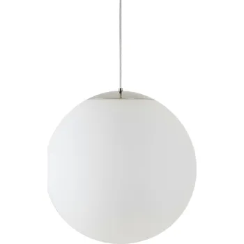 OSMONT ADR62226 ADRIA S4 HP závěsné skleněné svítidlo nerez leštěná / bílá IP40 3000 K 59W LED