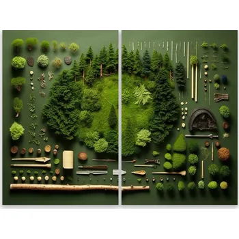 Kuchyňské prkénko Skleněná Ochranná Deska a Krájecí Prkénko | Indukce, Sporák ds-0338