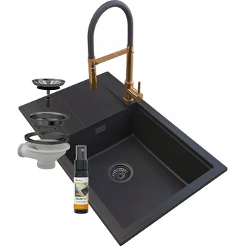 Granitový dřez Jednodřez granitový Granitan černý