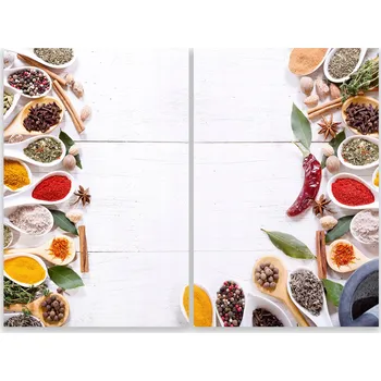 Kuchyňské prkénko Skleněná Ochranná Deska a Krájecí Prkénko | Indukce, Sporák ds-0428