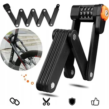 Zámek na kolo Zabezpečení kola skládací zámek Skládací zámek na kolo