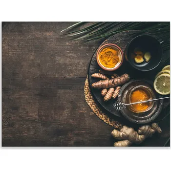 Kuchyňské prkénko Skleněná Ochranná Deska a Krájecí Prkénko | Indukce, Sporák ds-0559