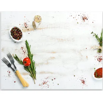 Kuchyňské prkénko Skleněná Ochranná Deska a Krájecí Prkénko | Indukce, Sporák ds-0117