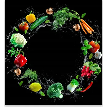 Kuchyňské prkénko Skleněná Ochranná Deska a Krájecí Prkénko | Indukce, Sporák ds-0174