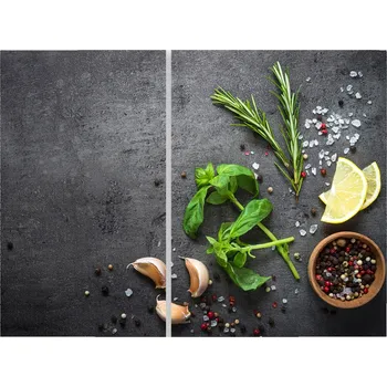 Kuchyňské prkénko Skleněná Ochranná Deska a Krájecí Prkénko | Indukce, Sporák ds-0067