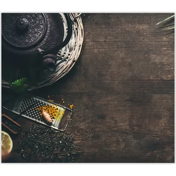 Kuchyňské prkénko Skleněná Ochranná Deska a Krájecí Prkénko | Indukce, Sporák ds-0559