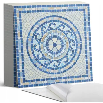 Dlažba Dekorativní vinylové dlaždice Mozaika v odstínech oblohy 20 ks 20x20 cm
