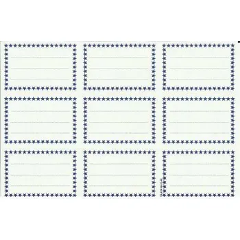 samolepka Samolepky na sešit 4F, 9 ks