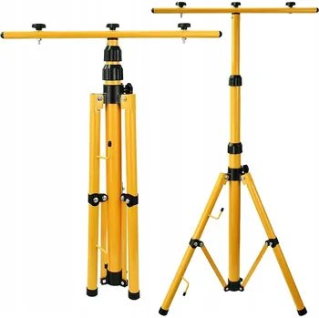 Stativ STATIV STOJAN DRŽÁK PRO HALOGENOVÉ A LED REFLEKTORY DVOJITÝ NASTAVITELNÝ