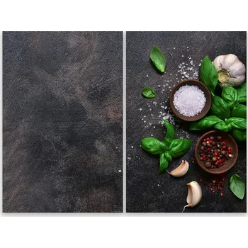 Kuchyňské prkénko Skleněná Ochranná Deska a Krájecí Prkénko | Indukce, Sporák ds-0113