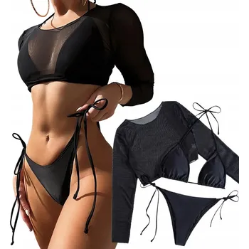 Dámské plavky DVOUDÍLNÉ PLAVKY BIKINI SET S VRŠKEM VEL. L