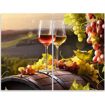 Kuchyňské prkénko Skleněná Ochranná Deska a Krájecí Prkénko | Indukce, Sporák ds-0144